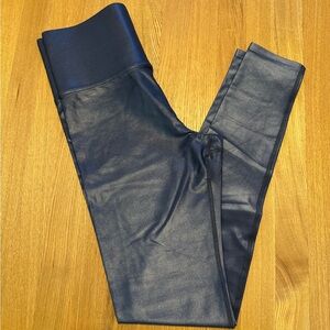 Carbon38 Metallic Navy Leggings